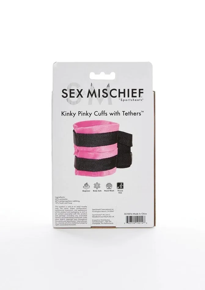 Couples | Sex and Mischief Kinky Pinky Cuffs with Tethers - Sex and Mischief Couples | Sex and Mischief Kinky Pinky Cuffs with Tethers - Sex and Mischief