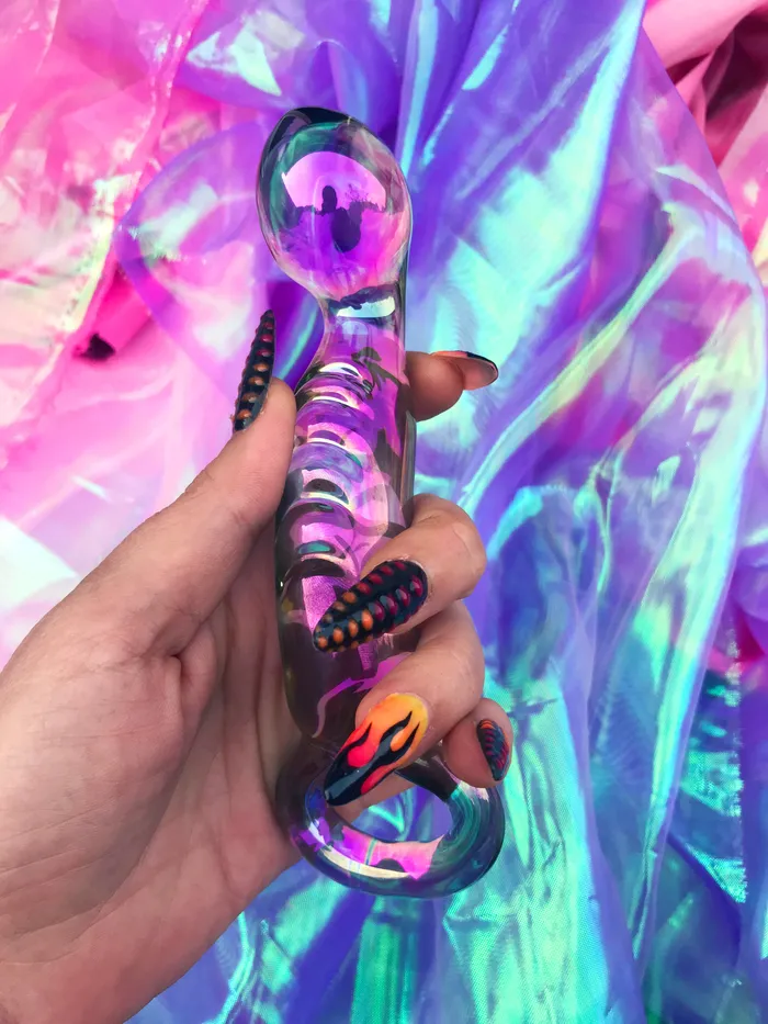 hello.kinky.999 Dildos | 💦 Clear Holographic Glass Dildo 💦 hello.kinky.999 Dildos | 💦 Clear Holographic Glass Dildo 💦