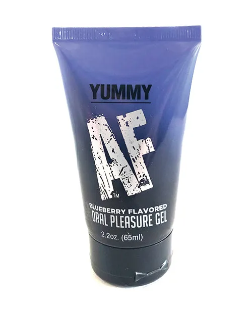 Little Genie Productions LLC Enhancers Yummy AF Oral Pleasure Gel 22 oz Blueberry Little Genie Productions LLC Enhancers Yummy AF Oral Pleasure Gel 22 oz Blueberry