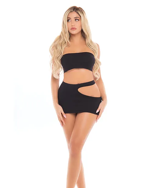 Rene Rofe Bodystockings Playsuits Femme Seamless Bandeau Skirt Black One Size Rene Rofe Bodystockings Playsuits Femme Seamless Bandeau Skirt Black One Size