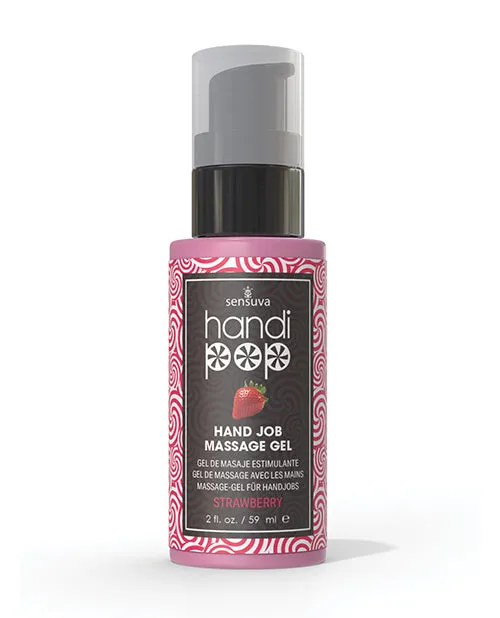 Sensuva Valencia Naturals Enhancers Handipop Hand Job Massage Gel 2 oz Strawberry Sensuva Valencia Naturals Enhancers Handipop Hand Job Massage Gel 2 oz Strawberry