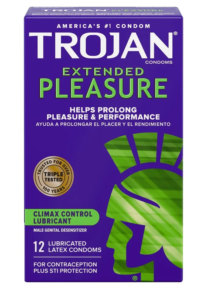 Sexual Health Wellbeing Trojan Trojan Condom Pleasures Extended Climax Control Lubricant Sexual Health Wellbeing Trojan Trojan Condom Pleasures Extended Climax Control Lubricant