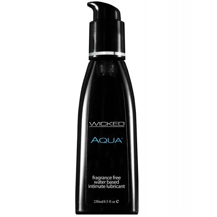 Wicked Sensual Care Aqua Lubricant 85 oz Fragrance Free Wicked Sensual Care Lubricants Wicked Sensual Care Aqua Lubricant 85 oz Fragrance Free Wicked Sensual Care Lubricants