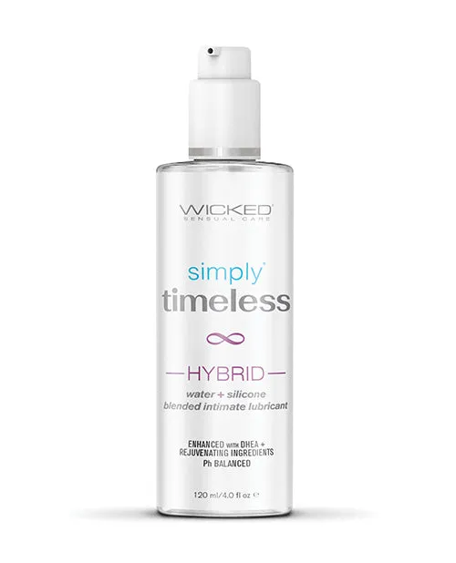 Wicked Sensual Care Lubricants Wicked Sensual Care Simply Timeless Hybrid Lubricant 4 oz Wicked Sensual Care Lubricants Wicked Sensual Care Simply Timeless Hybrid Lubricant 4 oz