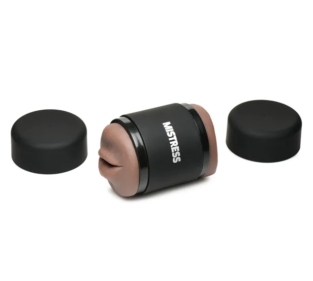 Anal Curve Toys MISTRESS DOUBLE SHOT MINI MASTURBATORS ASS MOUTH DARK TONE Anal Curve Toys MISTRESS DOUBLE SHOT MINI MASTURBATORS ASS MOUTH DARK TONE