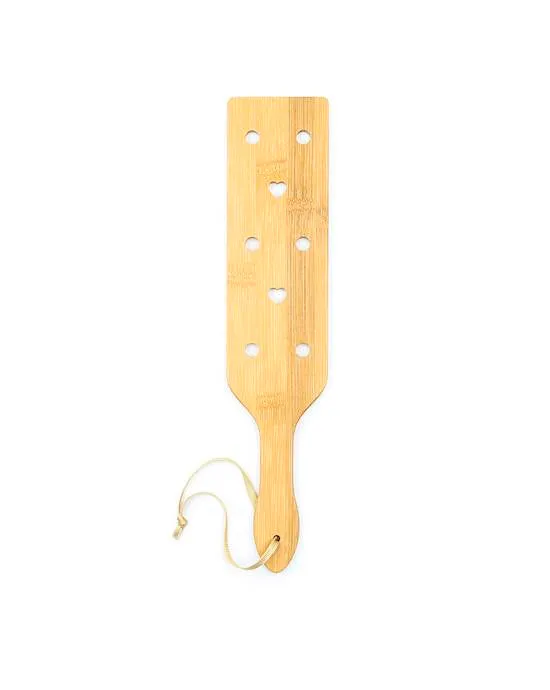 Blissfully Bound Vibrators Panda This Bamboo Impression Paddle