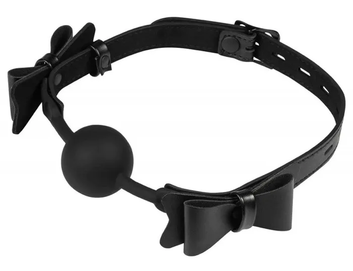 Bow Tie Ball Gag Black Sportsheets Anal
