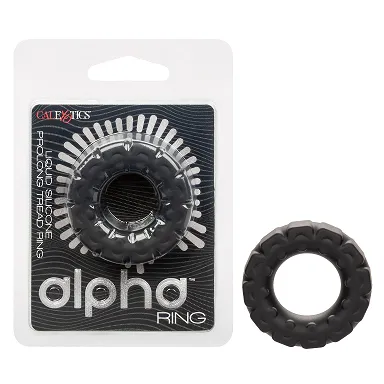 Calexotics Alpha Liquid Silicone Prolong Tread Ring Male Sex Toys