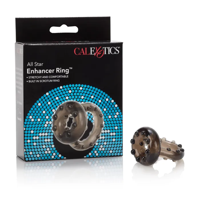 CalExotics Male Sex Toys All Star Enhancer Ring Smoke