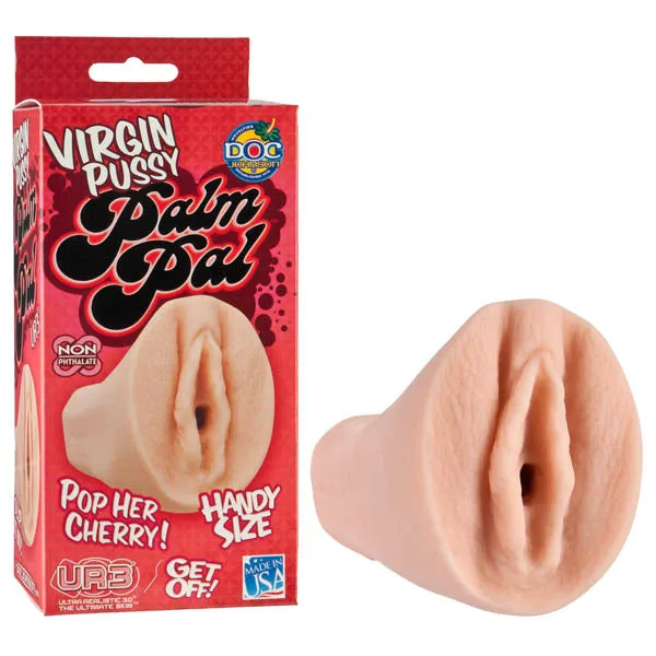 Doc Johnson Virgin Pussy Palm Pal - Flesh Vagina Stroker | Doc Johnson Male Sex Toys
