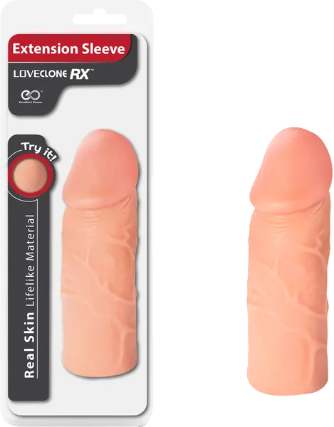 Excellent Power Male Sex Toys 6 Extension Sleeve Flesh