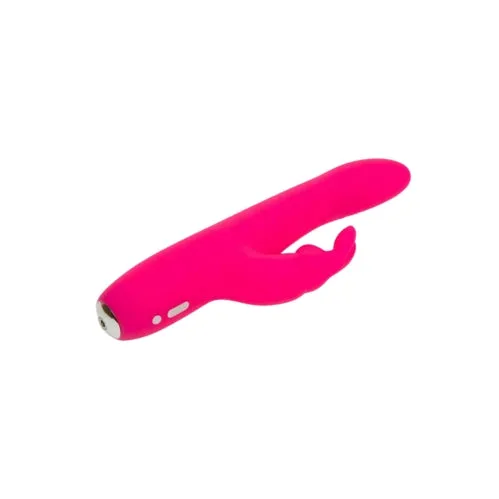 Happy Rabbit Vibrators | Happy Rabbit Slimline Curve Rechargeable Rabbit Vibrator Pink