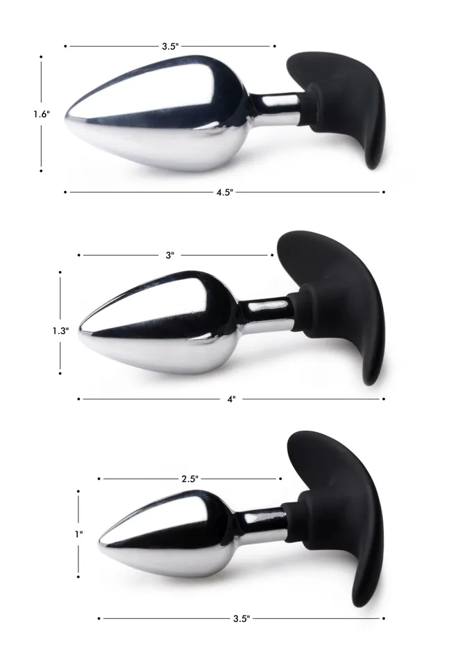 Male Sex Toys | Master Series Dark Invader Metal and Silicone Anal Plug Male Sex Toys | Master Series Dark Invader Metal and Silicone Anal Plug