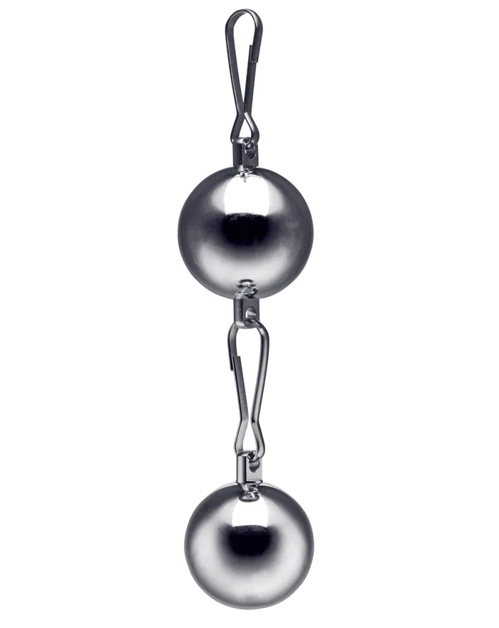 Master Series Male Sex Toys | Interlocking 8 Oz Ball Weight with Connection Point Master Series Male Sex Toys | Interlocking 8 Oz Ball Weight with Connection Point