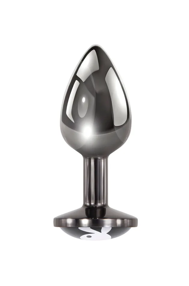 Playboy Tux Small Butt Plug Hematite Anal