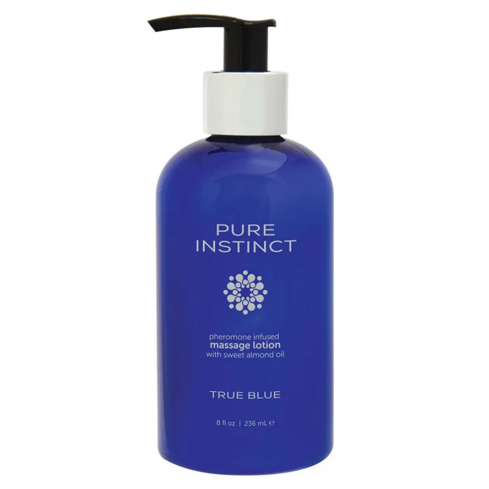 Pure Instinct Pheromone Massage Lotion True Blue 236 ml 8 Fl Oz Classic Brands Vibrators