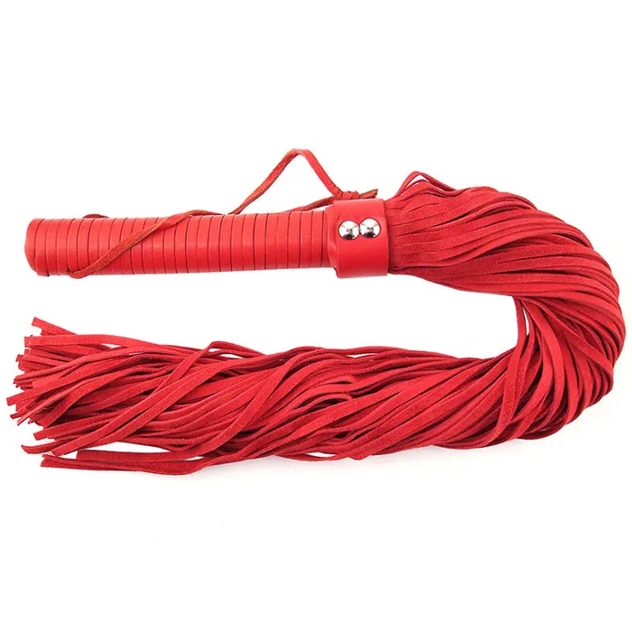 Rouge Garments Rouge Garments Red Suede Flogger Vibrators