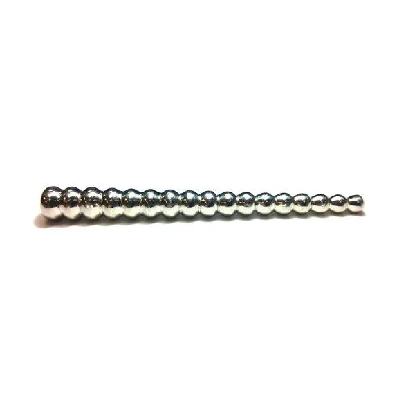 Rouge Stainless Steel Beaded Urethral Sound Rouge Garments Male Sex Toys