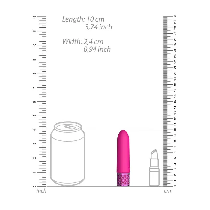 ROYAL GEMS Imperial - Silicone Rechargeable Bullet - Pink 10 cm USB Rechargeable Bullet | Shots Toys Female Sex Toys ROYAL GEMS Imperial - Silicone Rechargeable Bullet - Pink 10 cm USB Rechargeable Bullet | Shots Toys Female Sex Toys