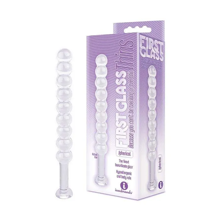 The 9s First Glass Thins Spherical Clear Glass 178 cm Anal Beads Icon Brands Anal The 9s First Glass Thins Spherical Clear Glass 178 cm Anal Beads Icon Brands Anal
