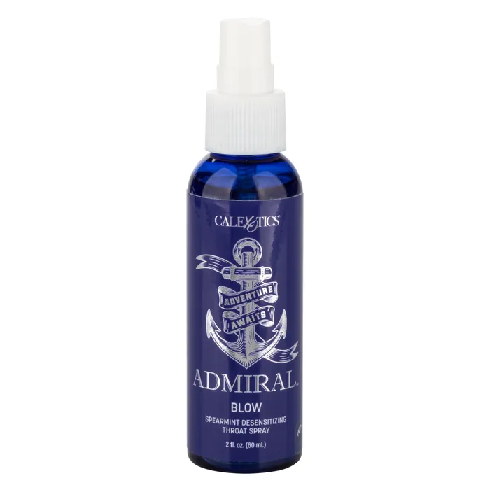 Vibrators Calexotics Admiral Blow Spearmint Desensitizing Throat Spray 2 fl oz Vibrators Calexotics Admiral Blow Spearmint Desensitizing Throat Spray 2 fl oz