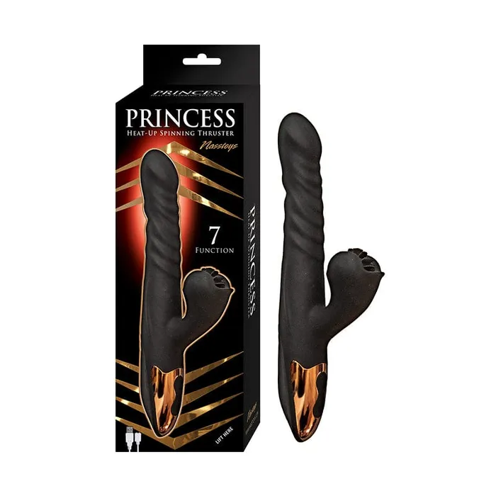 Vibrators Nasswalk Princess HeatUp Spinning Thruster Black 7 Functions Dual Motors Vibrators Nasswalk Princess HeatUp Spinning Thruster Black 7 Functions Dual Motors