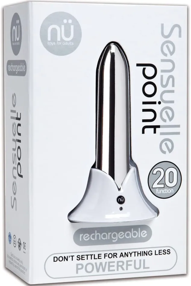 Vibrators Nu Sensuelle Point Bullet Silver NU Sensuelle