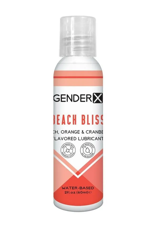Gender X Beach Bliss Water Based Flavored Lubricant 2oz. - Peach | Gender X Anal