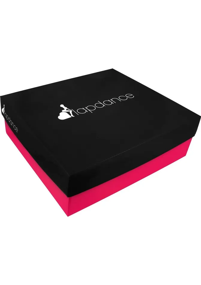 Lapdance Lingerie Vibrators | 6in. Black and Pink UV Sandal with Strap