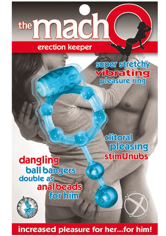 Macho Erection Keeper Blue Nasswalk Vibrators