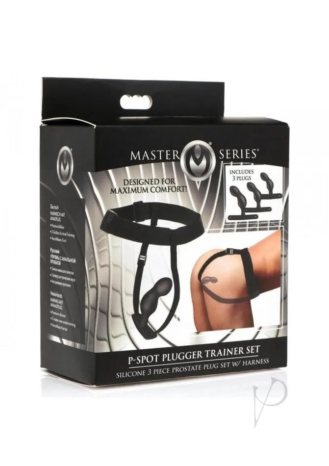 Master Series Male Sex Toys | Master Series P-Spot Plugger Trainer Silicone Anal