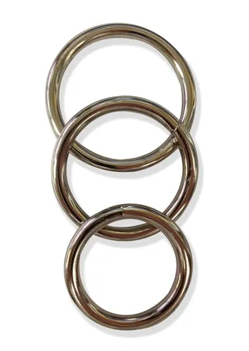 Sportsheets Male Sex Toys | Metal O Ring 3 Pack
