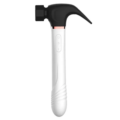 Aimitoy Vibrators | 4IN1 Sucking & Thursting & Vibrating & Licking Hammer Vibrator Red