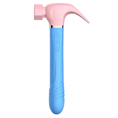 Aimitoy Vibrators | 4IN1 Sucking & Thursting & Vibrating & Licking Hammer Vibrator Red