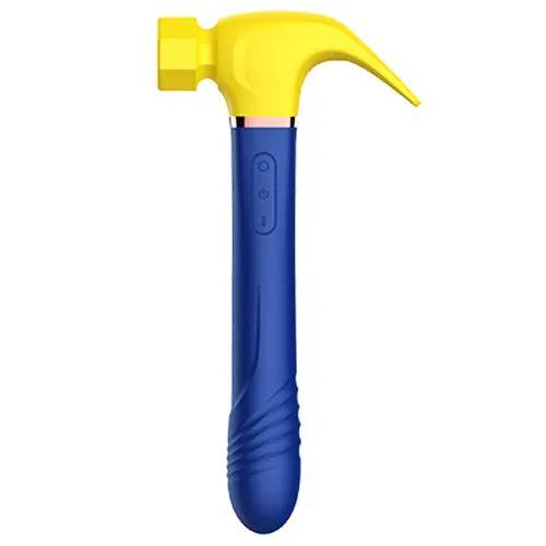 Aimitoy Vibrators | 4IN1 Sucking & Thursting & Vibrating & Licking Hammer Vibrator Red