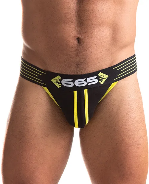 665 INC Vibrators 665 Rally Jockstrap L Yellow