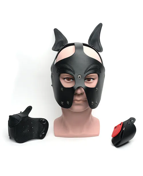665 Playful Pup Hood Black 665 INC Anal