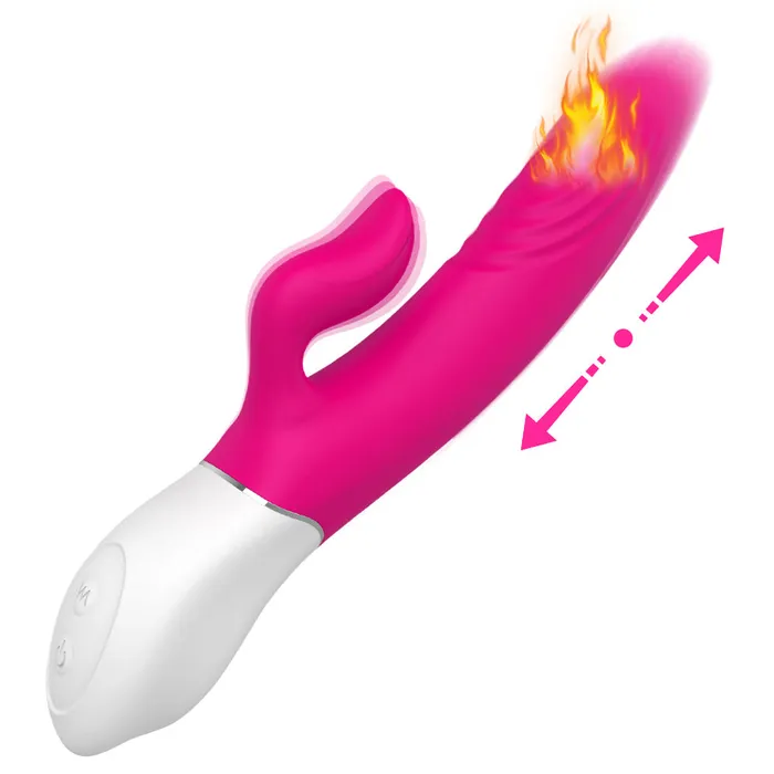 9 Pulsating Vibrating Modes Mute Rabbit G Spot Vibrator with Heating Sorlove Female Sex Toys 9 Pulsating Vibrating Modes Mute Rabbit G Spot Vibrator with Heating Sorlove Female Sex Toys