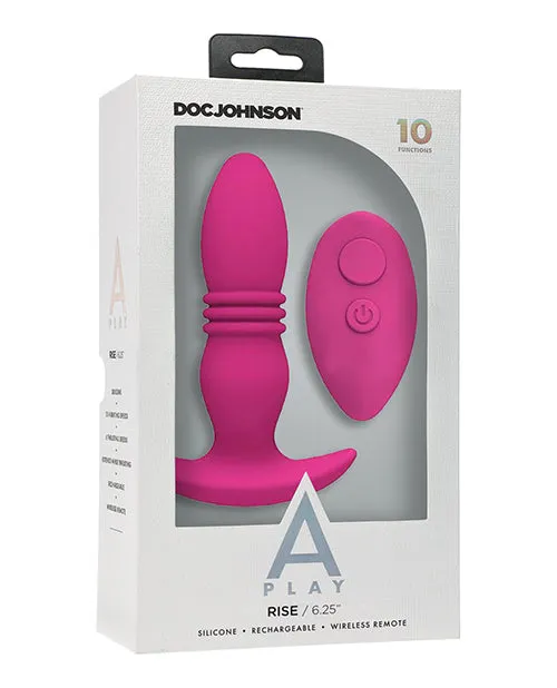 A Play Rise Anal Plug Pink Doc Johnson Anal