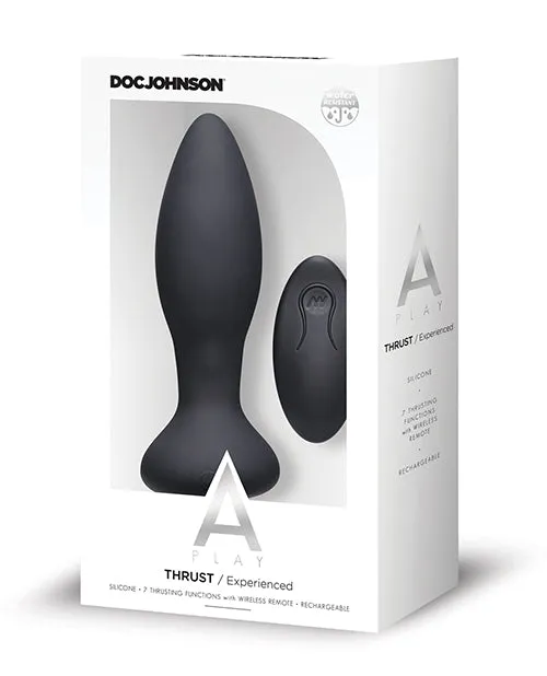 A Play Thrust Experienced Anal Plug Black Doc Johnson Anal