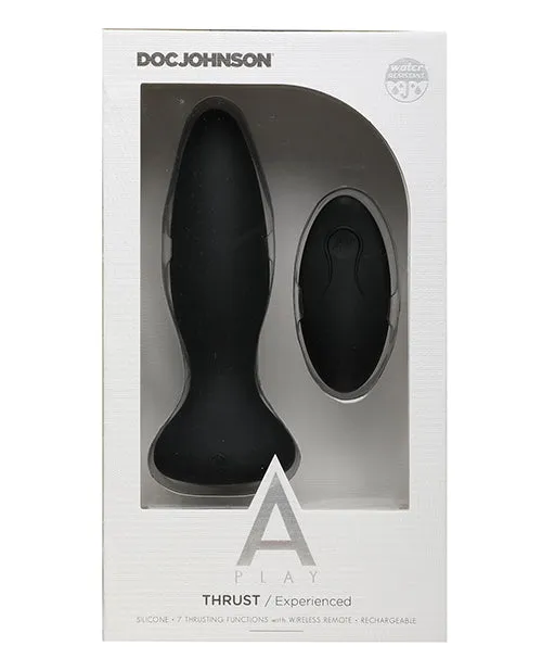 A Play Thrust Experienced Anal Plug Black Doc Johnson Anal