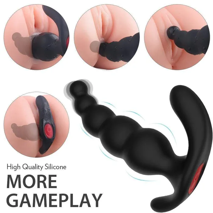 ADLTOYFUN Anal Long Beads Powerful Butt Plug