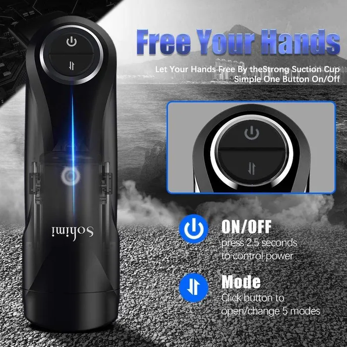 ADLTOYFUN ElizaHands Free Male Masturbator Male Sex Toys