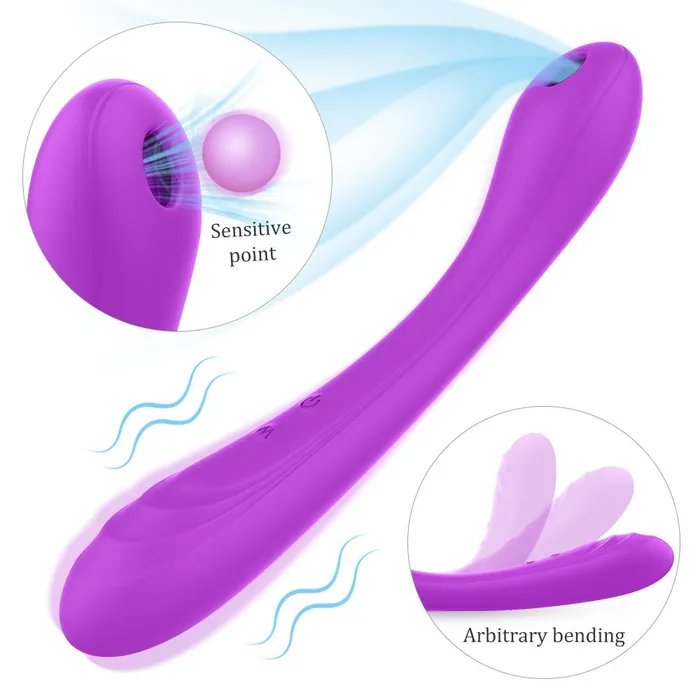 ADLTOYFUN Female Sex Toys GSpot Sucker Stick Vibrator