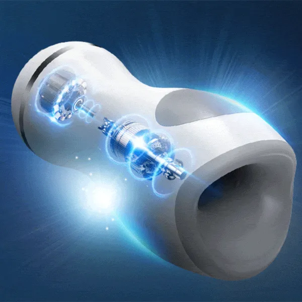 ADLTOYFUN Male Sex Toys 9 Vibrating 3 Sucking Heating Automatic Male Masturbation Cup ADLTOYFUN Male Sex Toys 9 Vibrating 3 Sucking Heating Automatic Male Masturbation Cup
