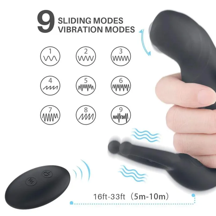 ADLTOYFUN Male Sex Toys Prostate Multipoint Stimulator