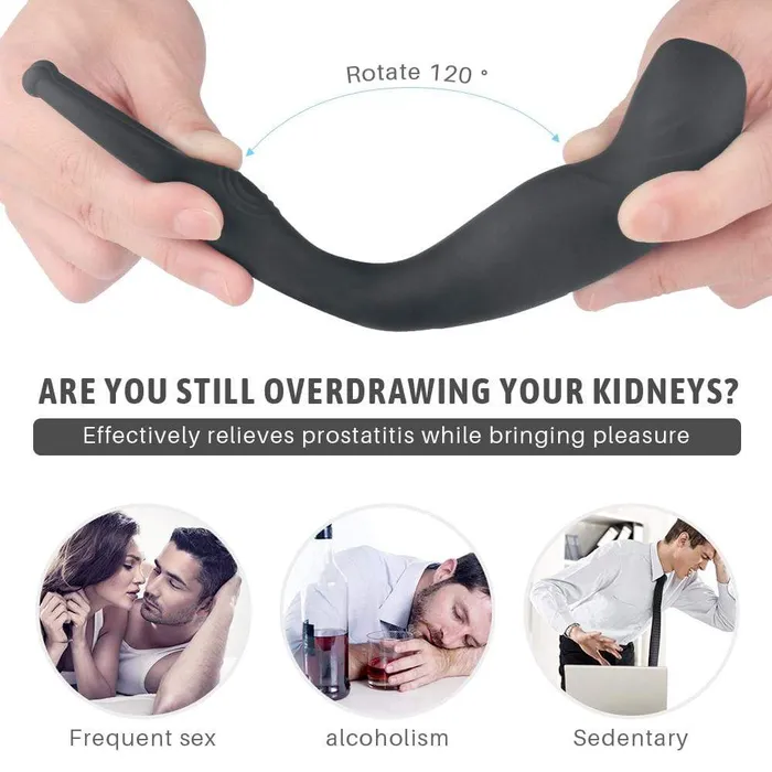 ADLTOYFUN Male Sex Toys Prostate Multipoint Stimulator