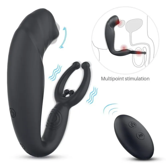 ADLTOYFUN Male Sex Toys Prostate Multipoint Stimulator