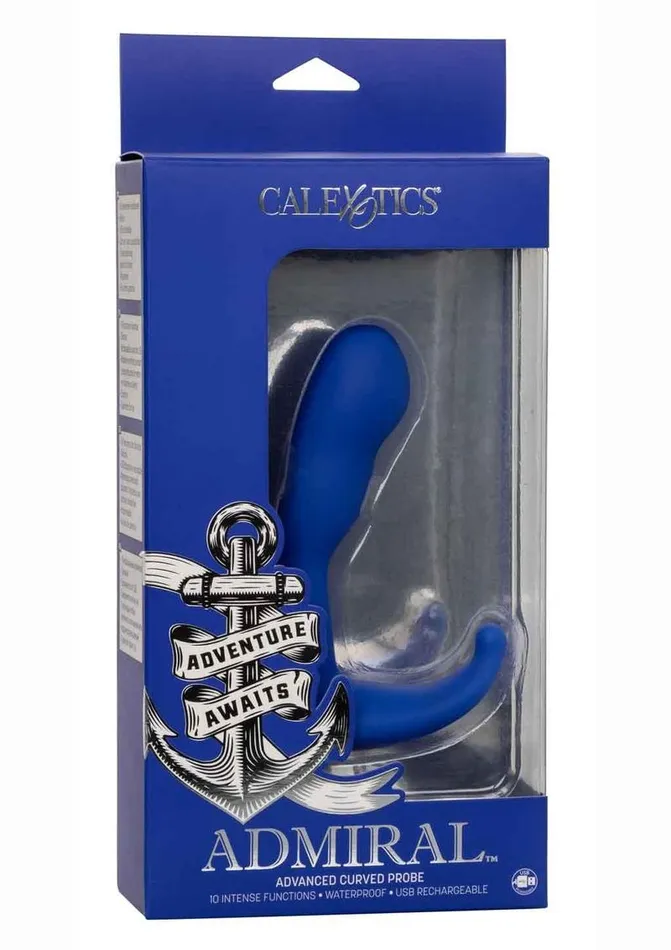 Anal Admiral Admiral Advanced Silicone Curved Probe