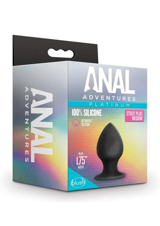 Anal Adventures Platinum Silicone Anal Stout Plug Anal Adventures Male Sex Toys Anal Adventures Platinum Silicone Anal Stout Plug Anal Adventures Male Sex Toys